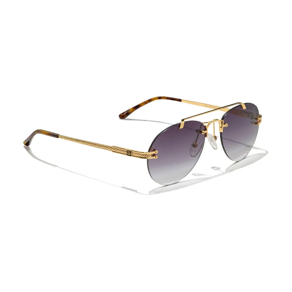 Women's Helios Aviator Frameless Sunglasses