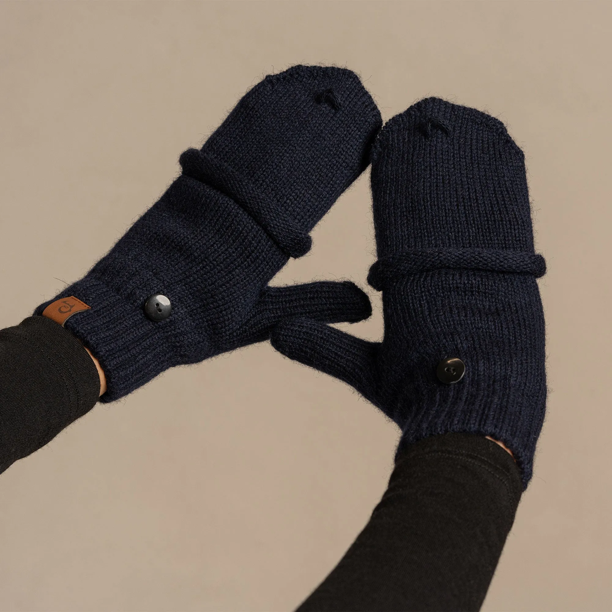 Women's Knit Convertible Gloves Merino