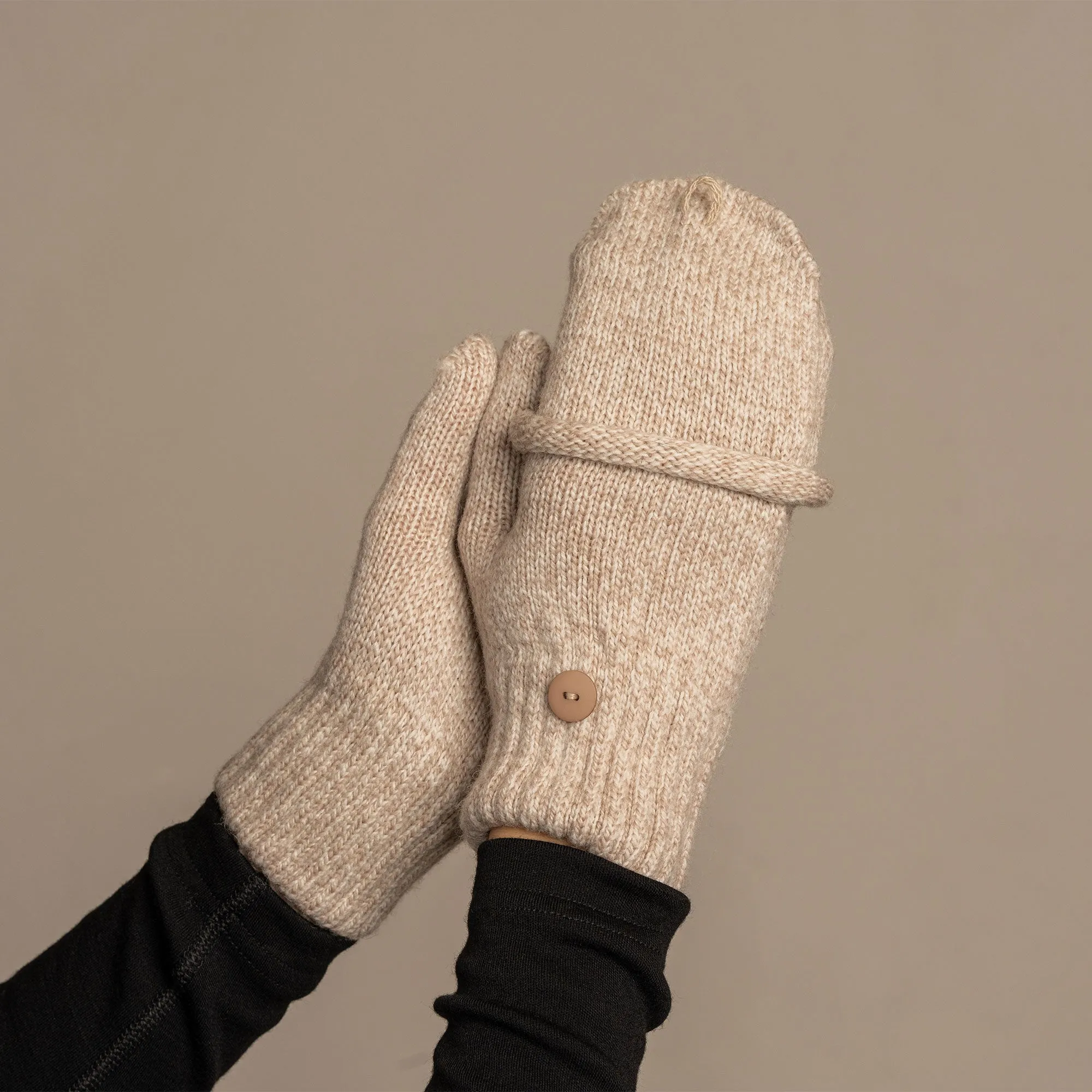 Women's Knit Convertible Gloves Merino