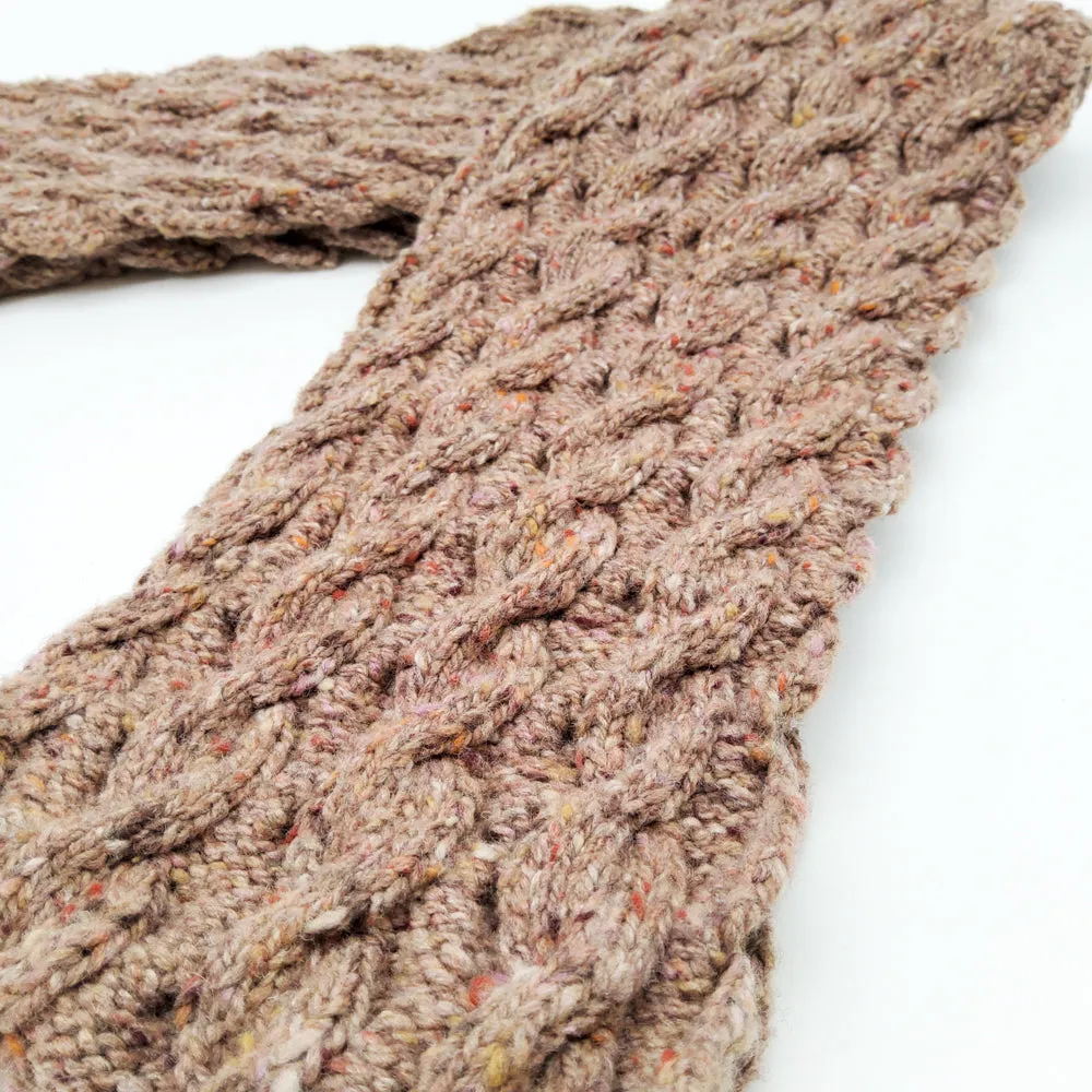 Wool Cableknit Scarf